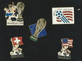5 Pins Fussball WM USA 94