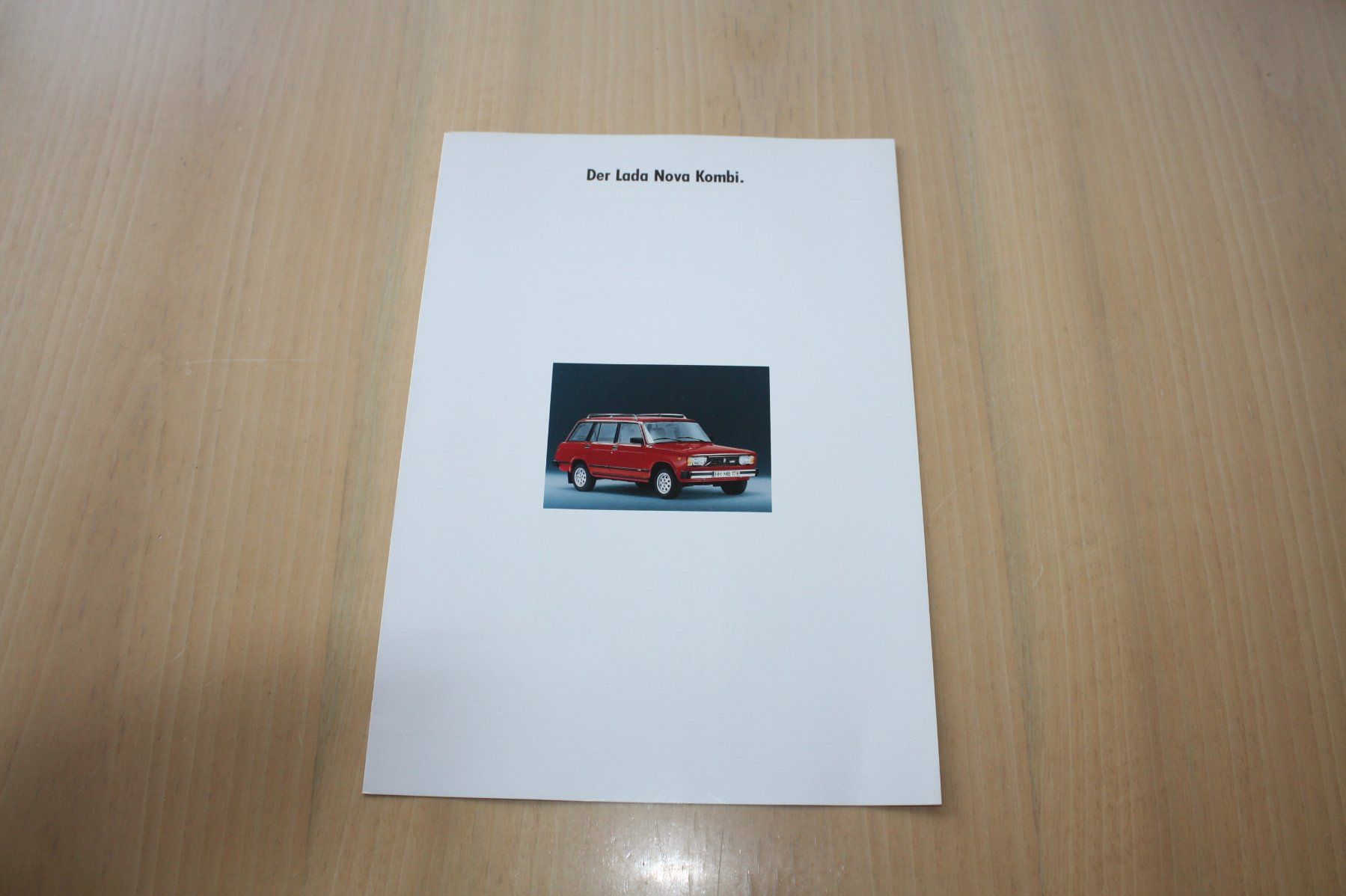 Lada Documenti: Original Lada Nova Kombi Prospekt 9/1990 – Usato da Wikon venduto da erwin400