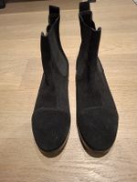 A.Testoni Black Suede Leather Boots - Size 37
