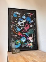 Jean Tinguely Plakat 1987, Palazzo Grassi, mit Glasrahmen