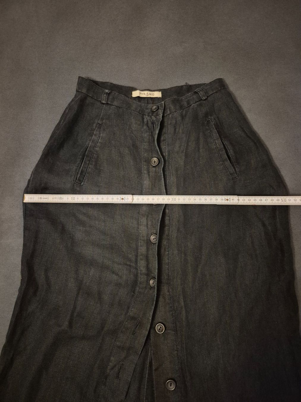 Gonne: Maxirock mit Knopfleiste, 100% Leinen, Grösse 36 – Usato da La Neuveville venduto da Vestiaire_2011 7