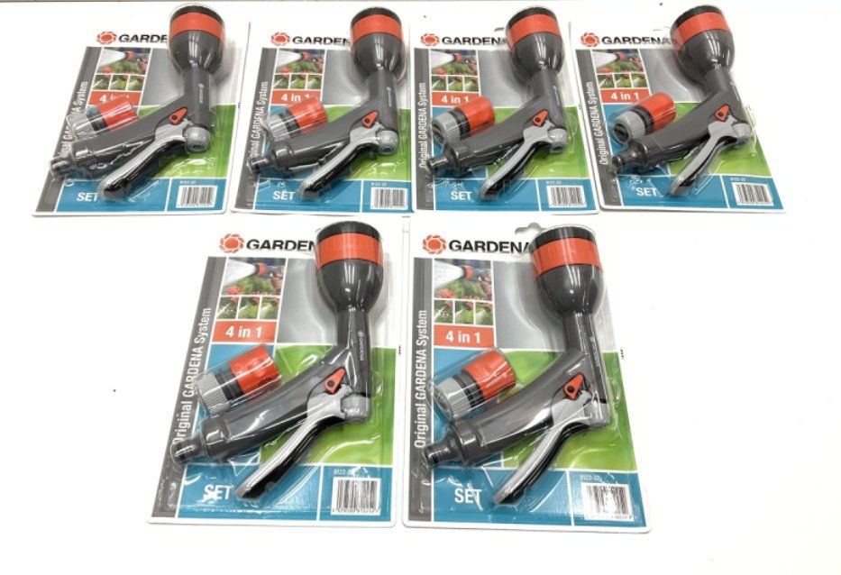 Tecnologia medica: 6 x Gardena Gartenbrausen – Nuovo e nell'imballaggio originale da Rüthi (Rheintal) venduto da Balty