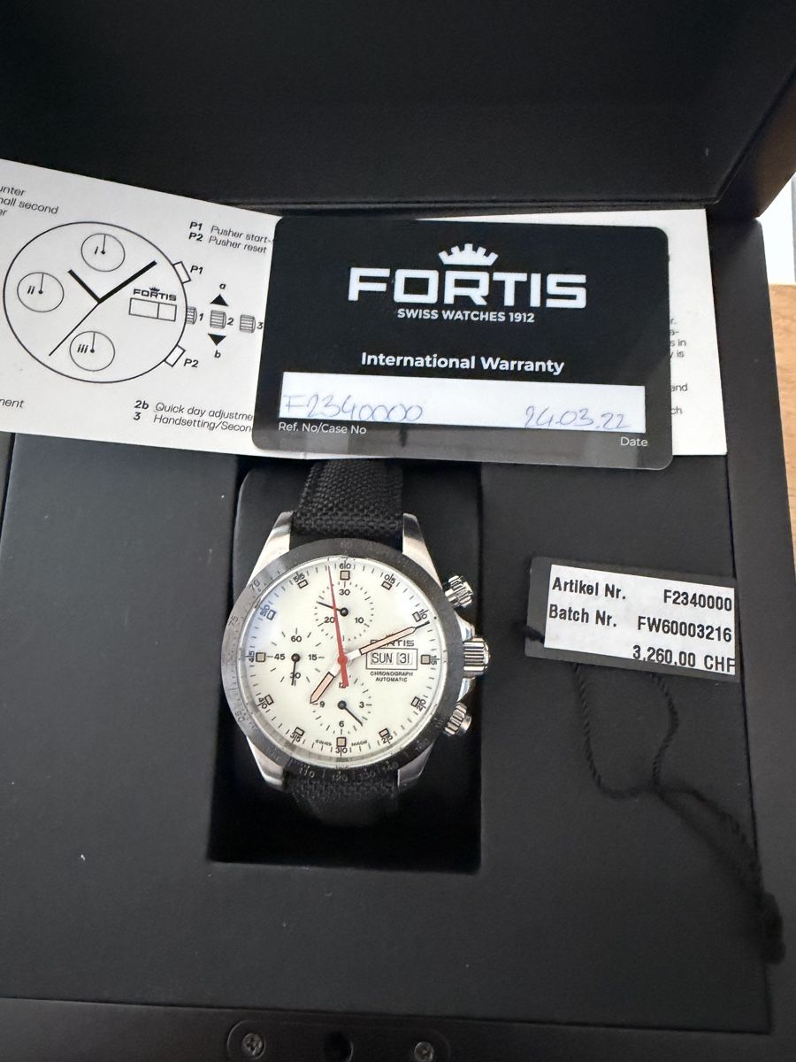 Fortis Orologi: Fortis Stratoliner Ceramic a.m. Chronograph – Nuovo (secondo la descrizione) da Niedergesteln venduto da colt_bs