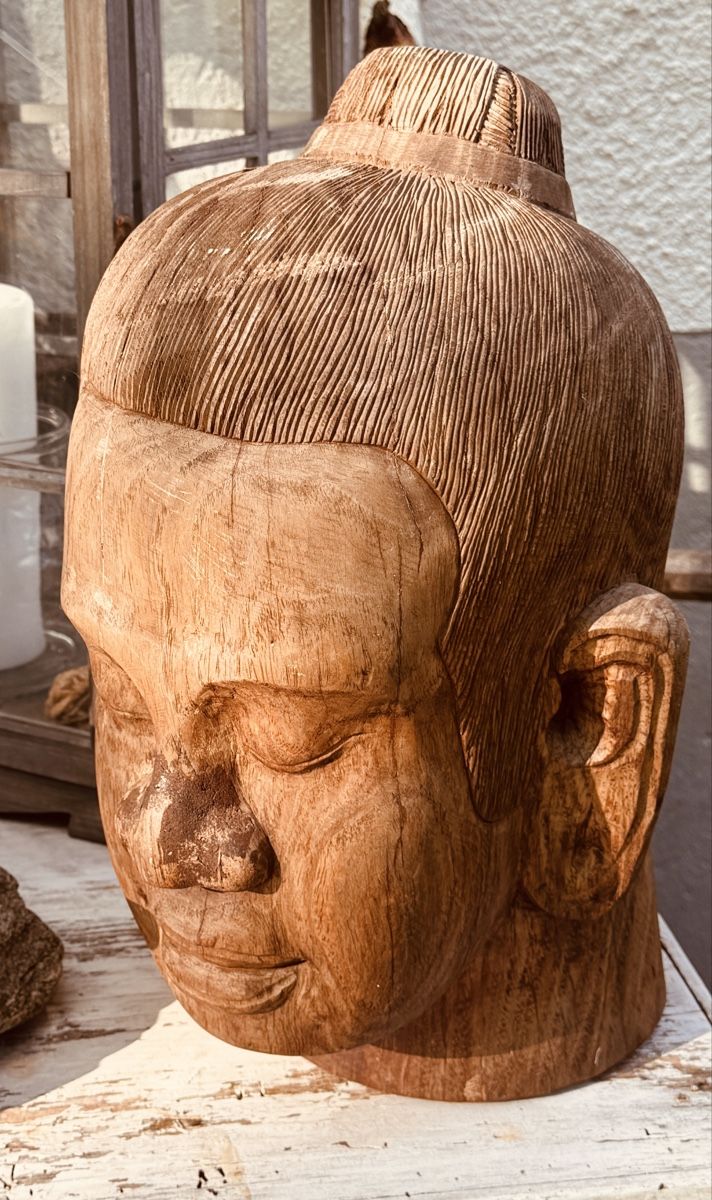 Sculture & Statue: Wunderschöne Holz Büste, massive Handarbeit – Usato da Elgg venduto da swissstuff 3