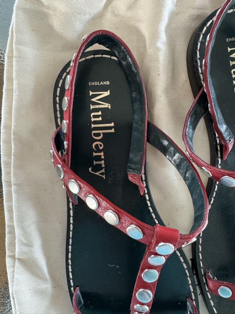 Mulberry Scarpe da donna: Mulberry Sandalen mit Nieten – Usato da Schöftland venduto da Guccigirl 1