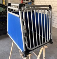 Hundebox 4pets Grösse M Aluminium blau