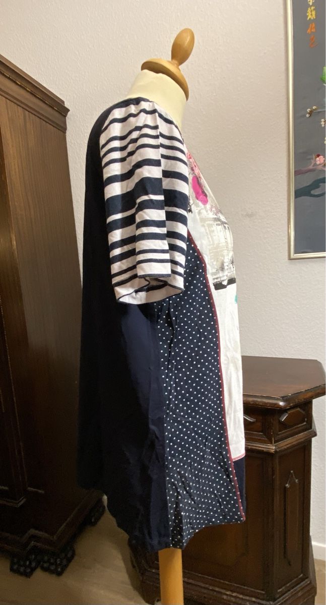 T-shirt: CANDA Premium Shirt patchwork Gr. L – Usato da Fislisbach venduto da KolibriSecondhand 3