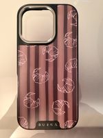 iPhone 16 Pro Hülle BURGA Croissant Motiv guter Zustand