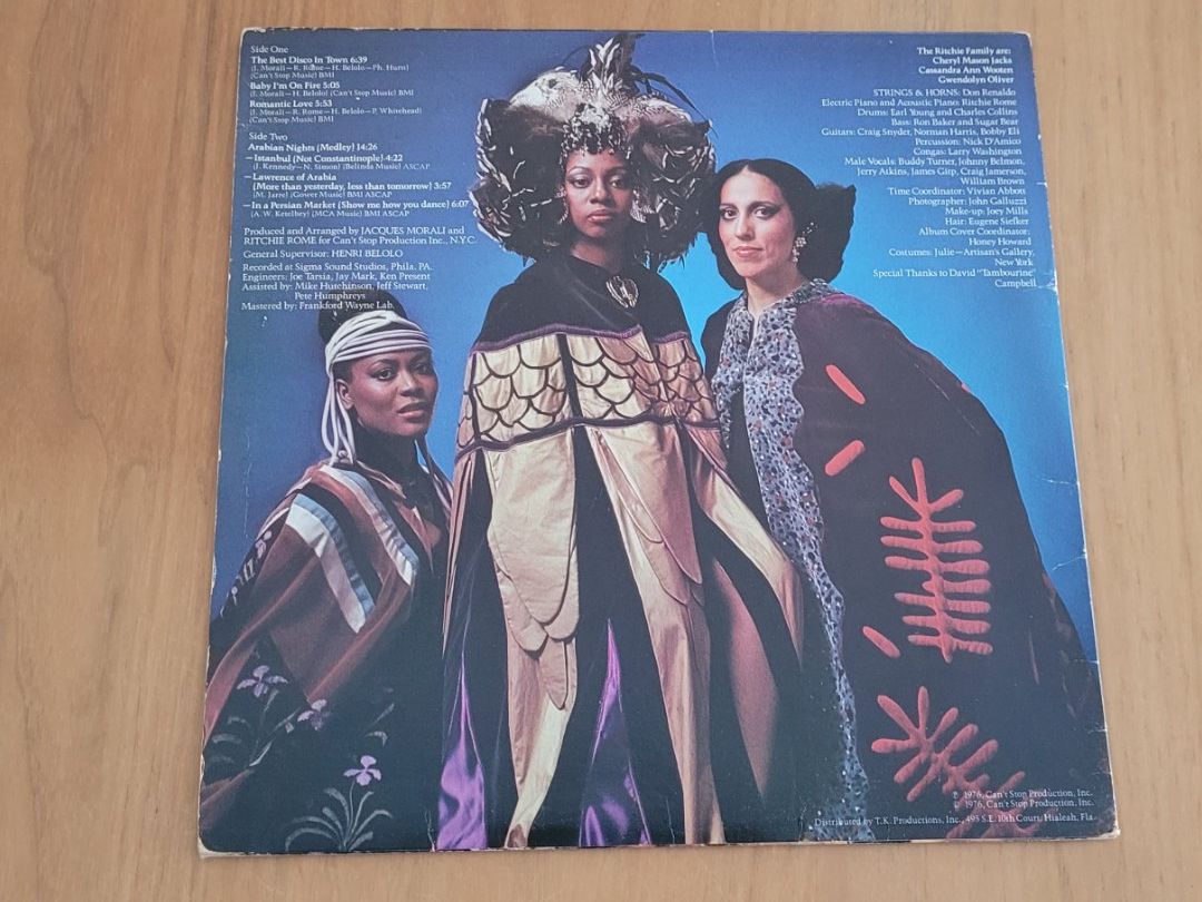 Dischi in vinile: LP  The Ritchie Family – Usato da Martigny venduto da MZ-67 1