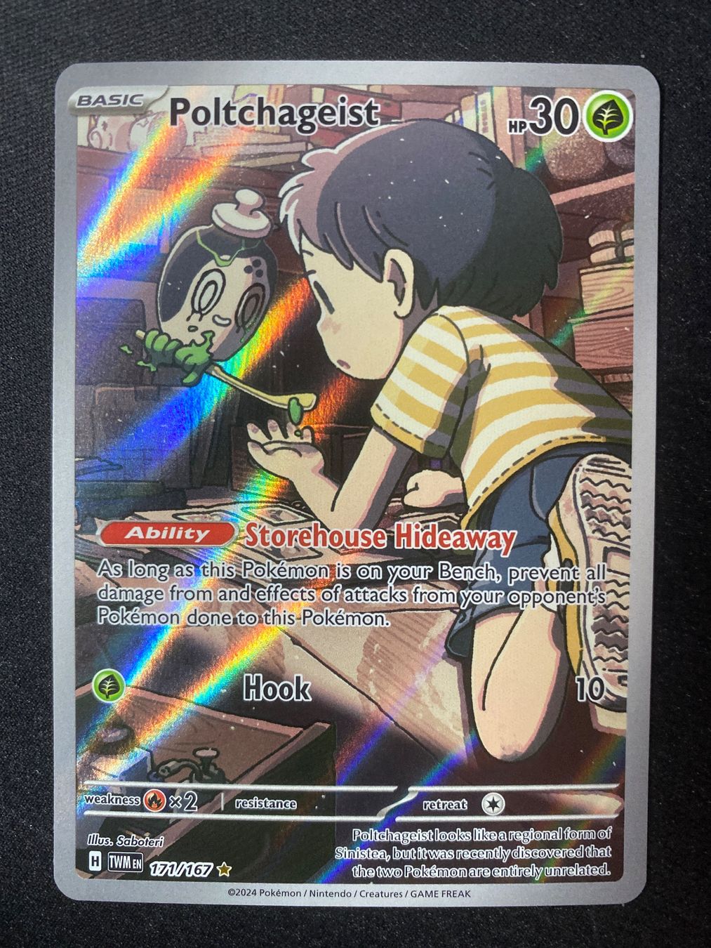 Pokémon Carte collezionabili: Poltchageist 171 - Mortcha - Twilight Masquerade - EN – Nuovo (secondo la descrizione) da Hausen AG venduto da Shrade