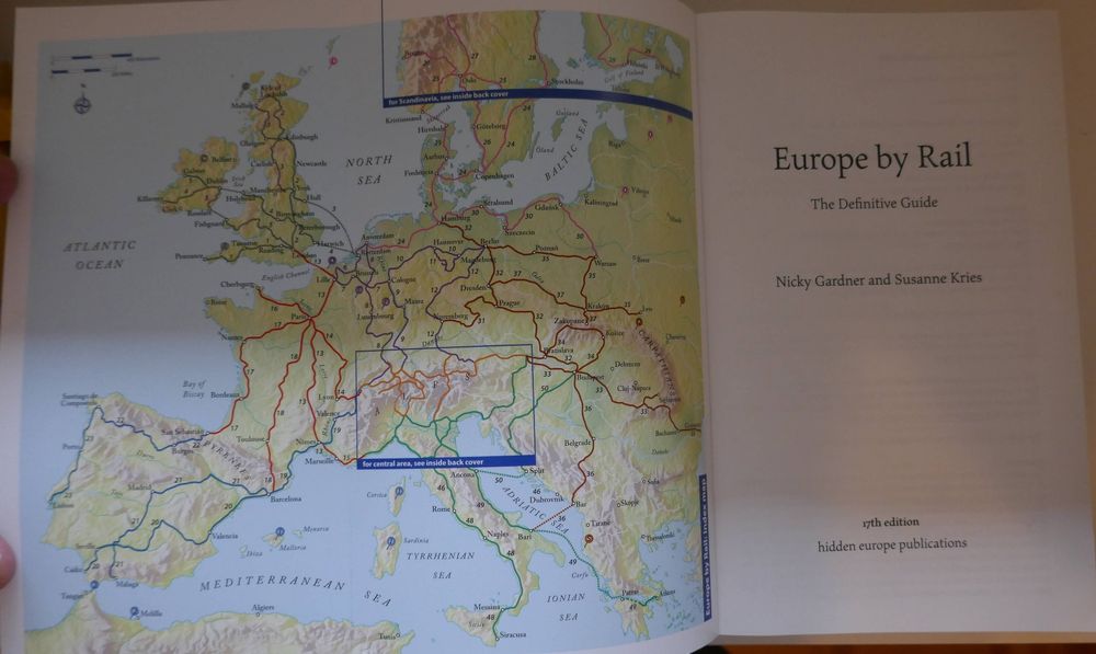 Buch - Reiseführer - Europe by Rail 4