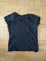 Schwarzes T-Shirt Basic Top Gr. XXL, wie M