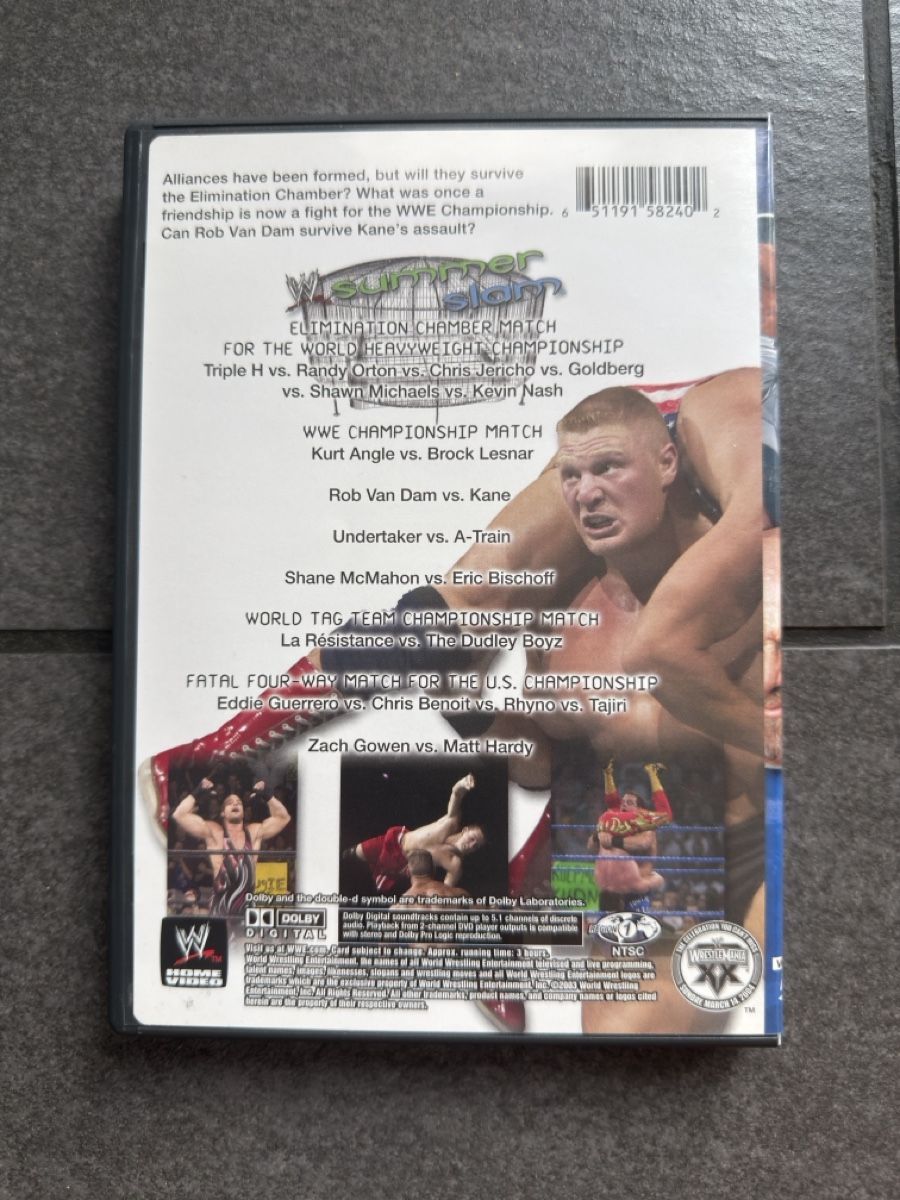 Alle DVDs: WWE Summerslam 2003 DVD – Gebraucht aus Zürich von cENS0R 1