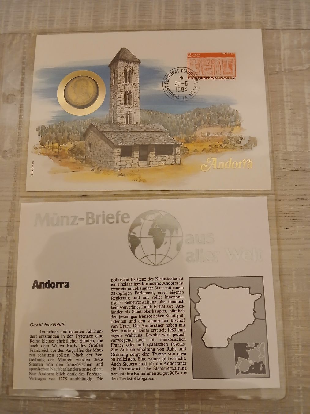 Alle Münzen: Münzenbrief  Andorra – Neu und originalverpackt aus Tägerig von Gaet83 2
