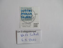 Voll Ort Ersttagsstempel 6417 Sattel