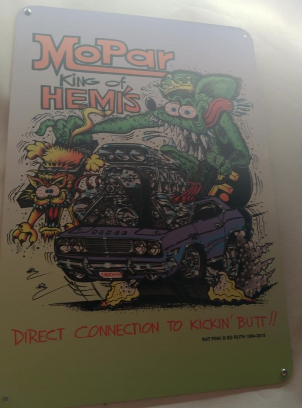 Insegne: Blechschild  MOPAR  King of HEMIS – Usato da Dulliken venduto da Airliner2