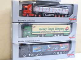 Herpa Exclusive 4 x LKW/Modellauto Neupreis: ca. 150.-
