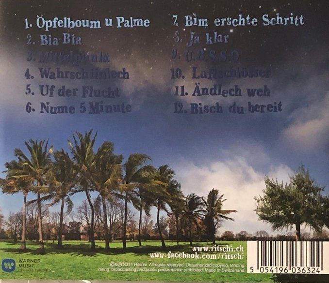 CD: Ritschi - Öpfelboum u Palme – Usato da Grüningen venduto da azulgris 1