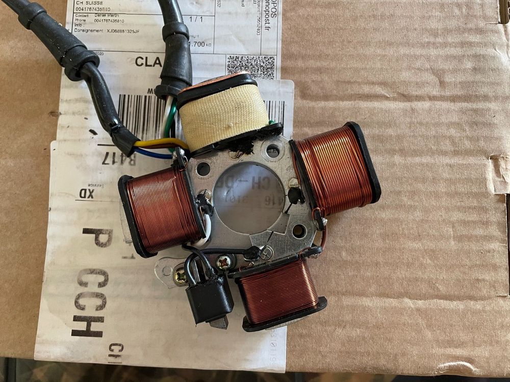 BOBINE UNITÉ CONTRÔLE Électrique Piaggio 50 Vespa Lxv 2T Navy 2008 RMS