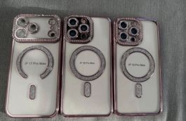 Diamant Hülle für iPhone 15, 16, 17 Pro Max