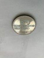 5 Franken Muenze Gottfried Keller 1990 guter Zustand