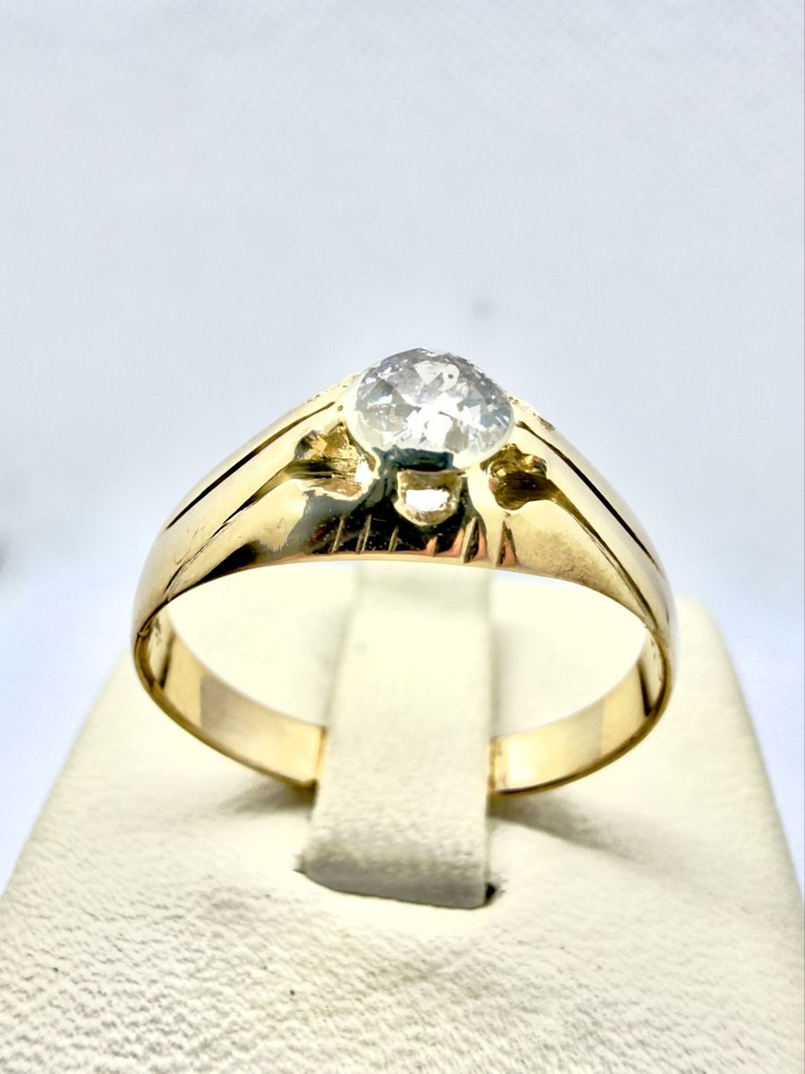 Anelli: 585 Gold Ring 050 Ct Brillant – Usato da Murg venduto da MTGold 1