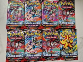 8x Pokémon Chaos Rising Booster – Sealed EN