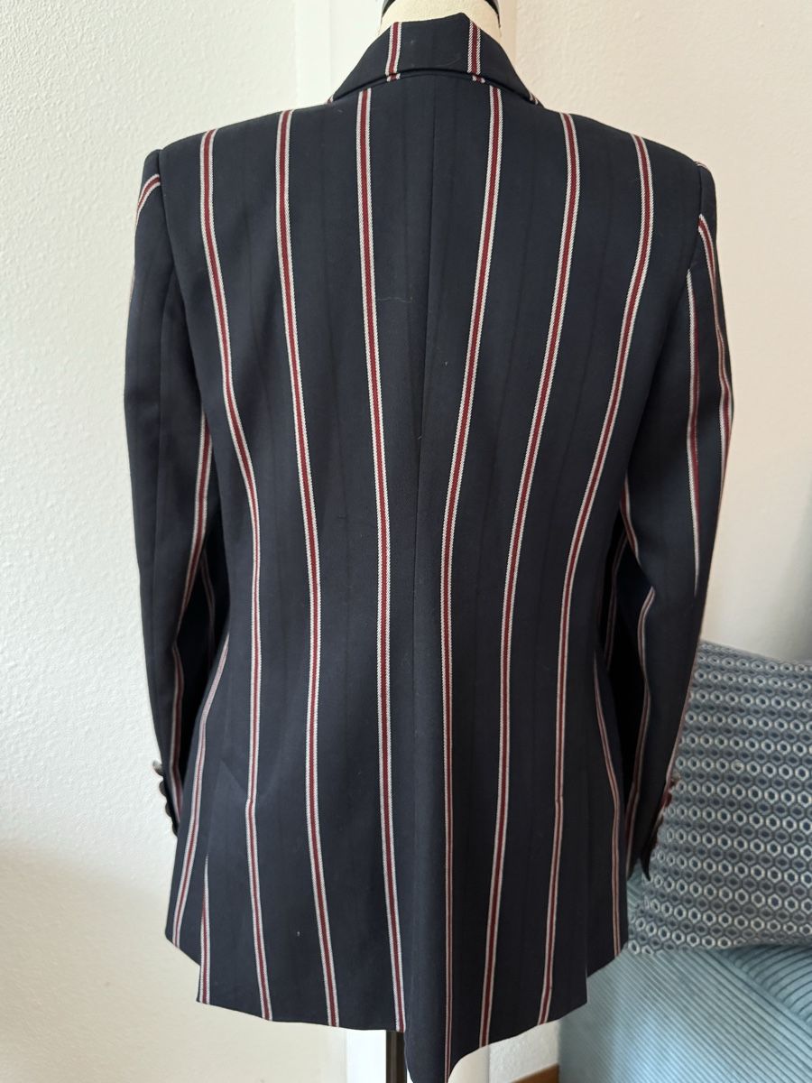 Completi & Tailleur: BABYLON, ensemble veste pantalon, taille 44 IT, bleu rouge – Nuovo (secondo la descrizione) da Morges venduto da sandy069 2