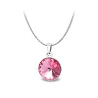 Kette Silber 925 mit Preciosa Rivoli Crystal