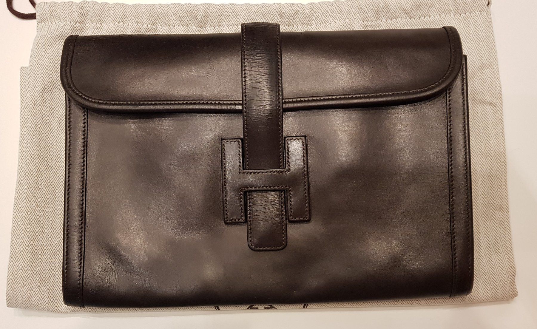 Hermès Borse da donna: Hermès Jige clutch – Usato da Zug venduto da LindaManga 1