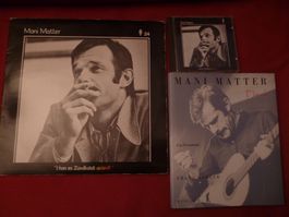 Mani Matter - CD, Schallplatte & Buch - Komplett Paket!