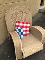 Lounge Chair Lobby Sessel orig. Rattan/Bambus Garden Design
