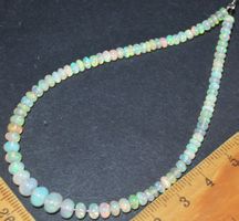 Opal Strang L-4861 – Äthiopische Opal Rondellen 20 cm