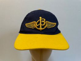 Rare Vintage 90s Breitling Kappe Mütze Flugzeug Uhr
