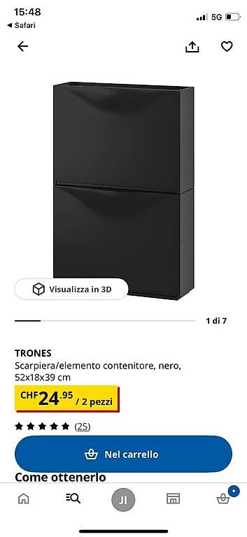 Armoires: TRONES Ikea Schuhschrank – D'occasion à Zürich par jasisl 1