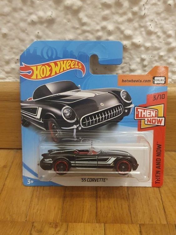 Hot Wheels 55 Corvette 57° Anniversario, Serie Pearl And Chrome, Scala 1:64, Nuovo