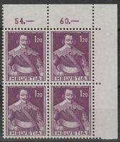 249** postfrischer Viererblock Kat. 14.60
