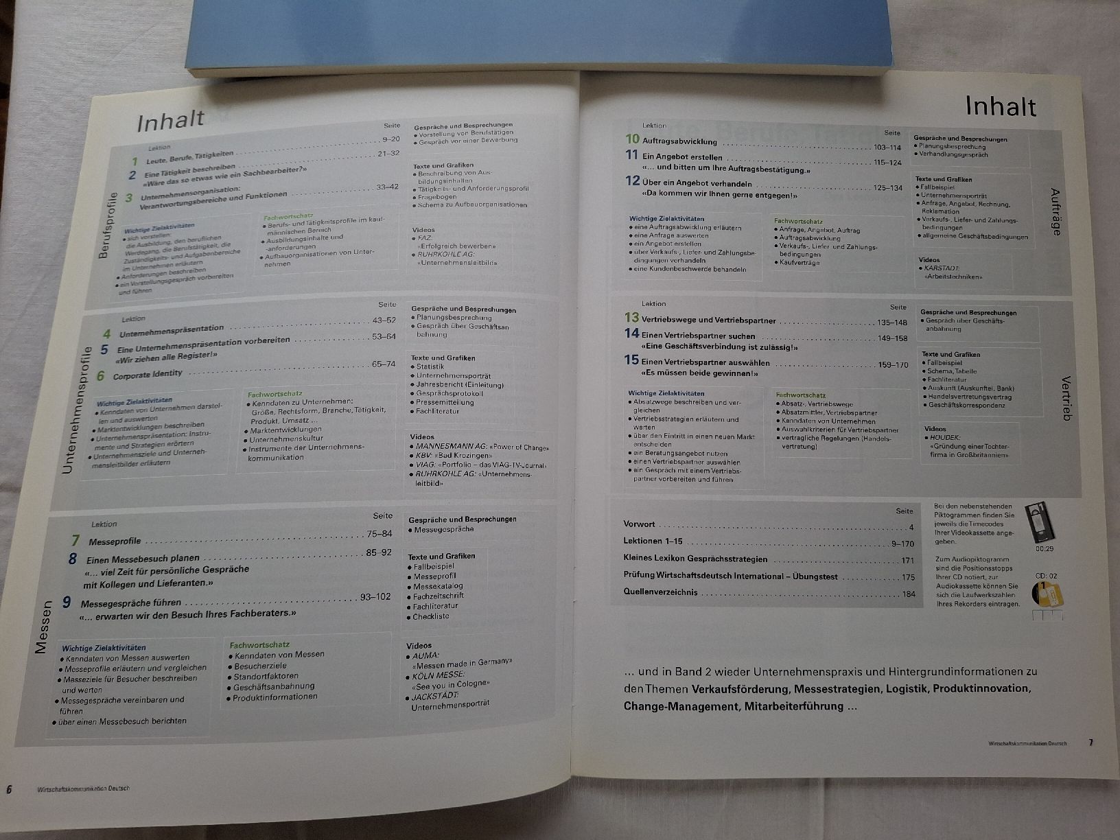 Libri: Wirtschaftskommunikation Deutsch 1&2, B2 - C1 – Usato da Zürich venduto da wildflower26 6