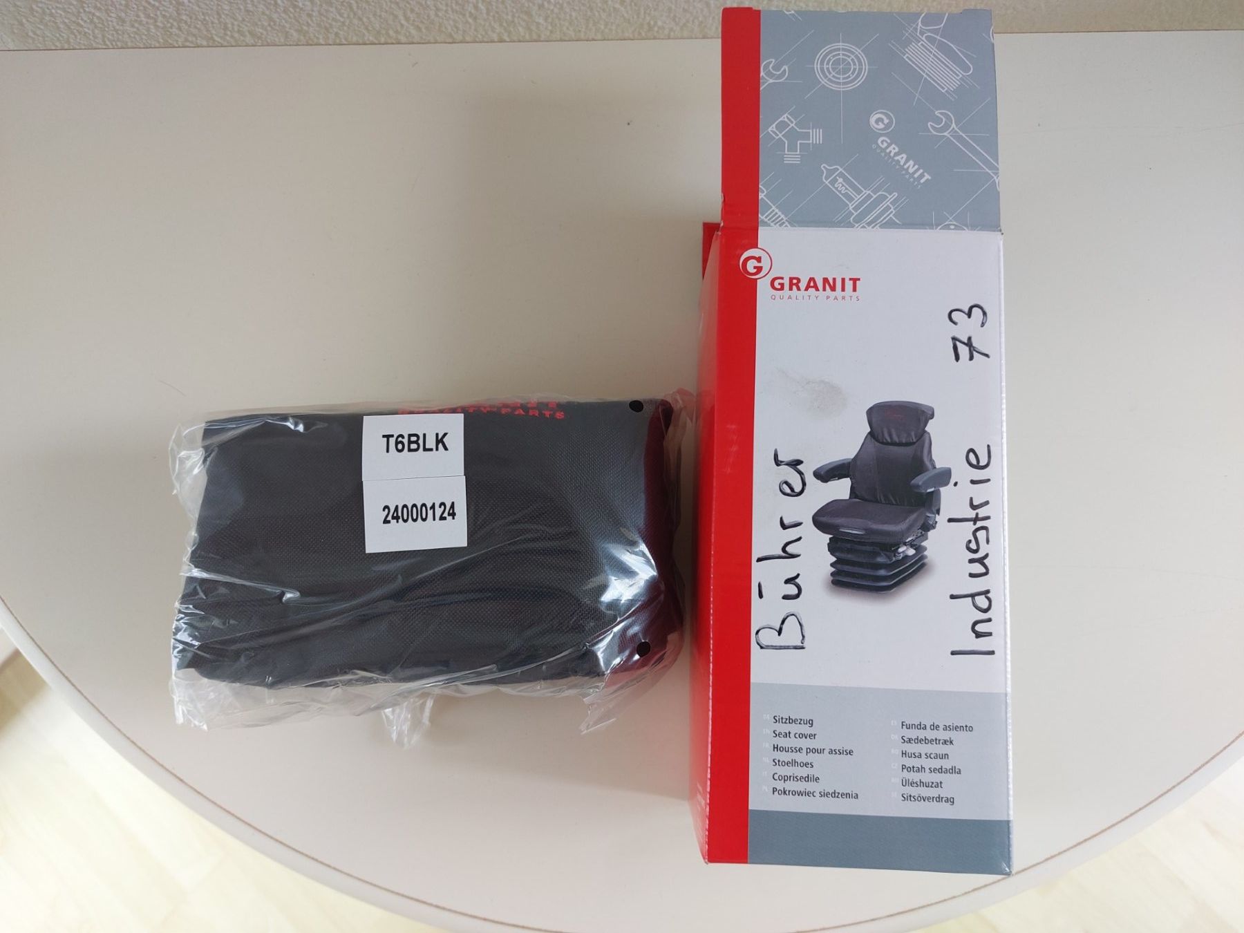Traktoren: Granit Sitzbezug zu Grammer Maximo Basic Compacto – Gebraucht aus Landquart von Tractospeed01