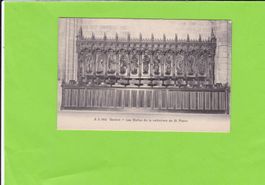 Genève. Les Stalles de la cathédrale de St. Pierre