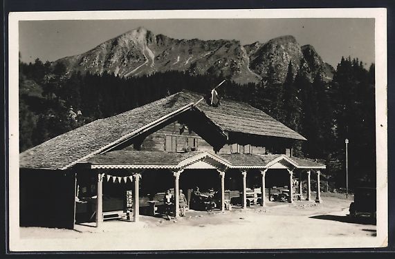 Cartoline postali: Col du Pillon, Gaststätte mit Blick zum – Usato da Berlin venduto da bartko-reher