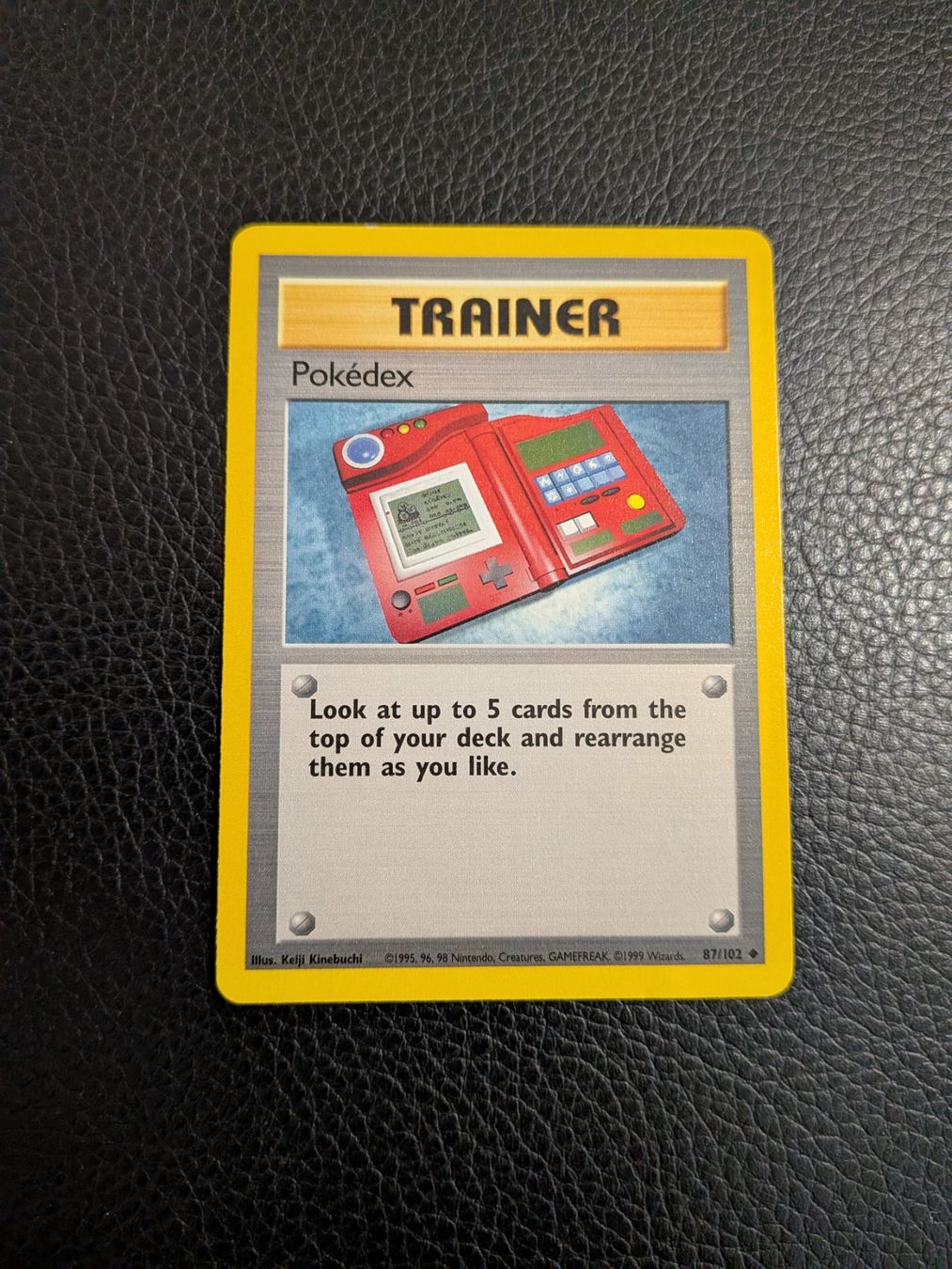 Pokémon Carte collezionabili: Base Set Pokedex 87/102 Ab 1 – Usato da Paradiso venduto da Pkmn10