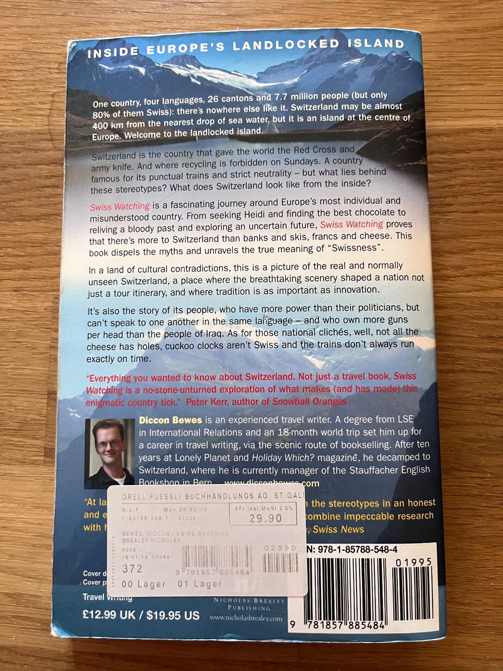 Libri: Swiss Watching - Diccon Bewes – Usato da Niederbüren venduto da mab_nw5h 1