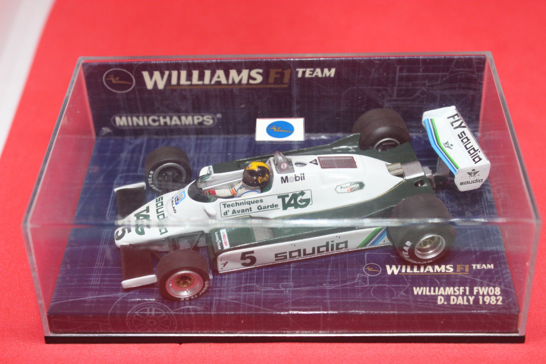 Minichamps Modellini d'auto: 1/43 Williams Ford FW08 (1982) - #5 D. Daly – Usato da Riva San Vitale venduto da eneuzzo 1