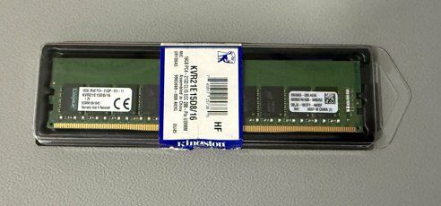 Kingston Mémoires / RAM: 16GB DDR4 2133MT/s ECC Unbuffered DIMM – D'occasion à Buchrain par NZXQROP