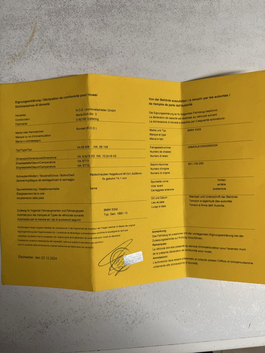 BMW Felgen: Rondell 0058 | 18 Zoll – Gebraucht aus Belp von Dominik.Rudolf 5