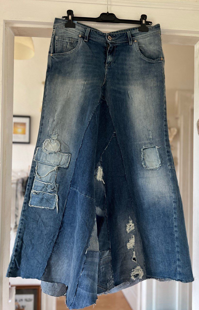 Jupes: JUPE JEANS HANDMADE! M – Neuf avec emballage d'origine à Locarno par NicoNion 2