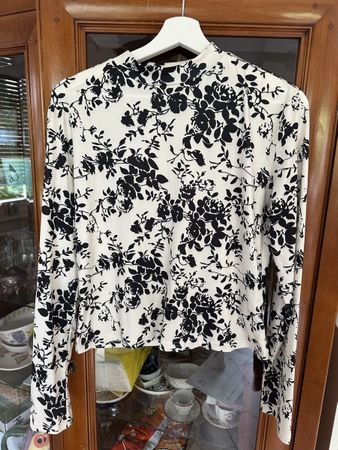 Camicia a maniche lunghe con motivo floreale - Autunno🍂 XL