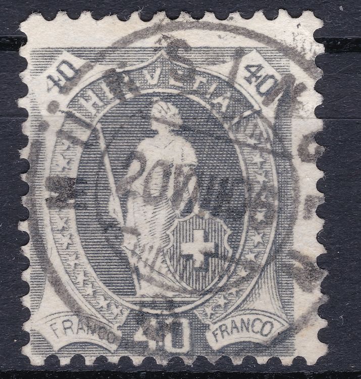 Stehende Helvetia 89B Vollstempel Münsingen 20.VIII.06 Kaufen auf Ricardo