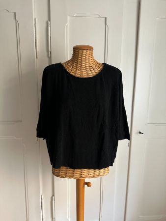 BRANDY MELVILLE - Strickoberteil oversized schwarz
